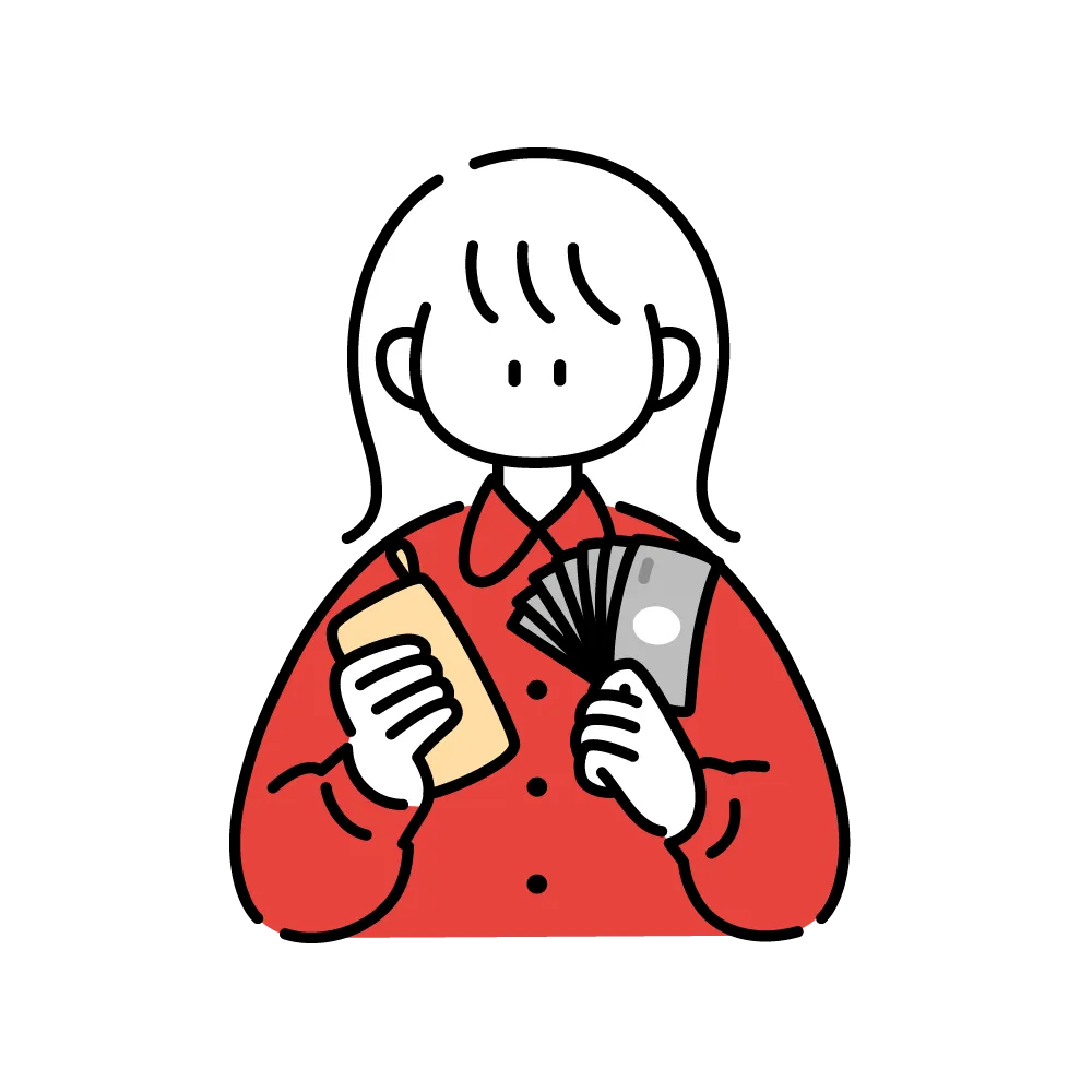 費用がかさむイメージ
